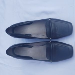 Liz Claiborne, size 8m, Whitley, black leather heels